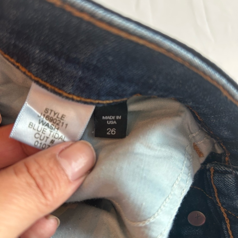 Veronica Beard Carolyn baby boot cut 5 button jeans waist detail size 26 GUC - Picture 6 of 8